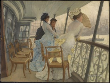 HMS カルカッタのギャラリー ジェームス・ジャック・ジョゼフ・ティソ Oil Paintings